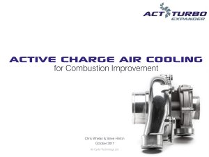 Active Charge Air Cooling - Background & Benefits