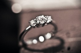 Diamond Three Stone & Platinum
