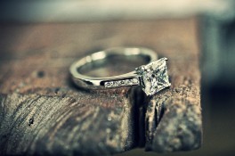 Princess Cut Diamond & Platinum