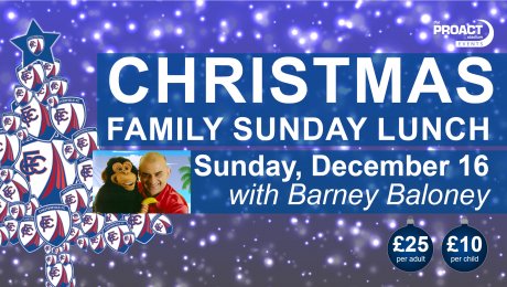Christmas Family Sunday Lunch with Barney Baloney