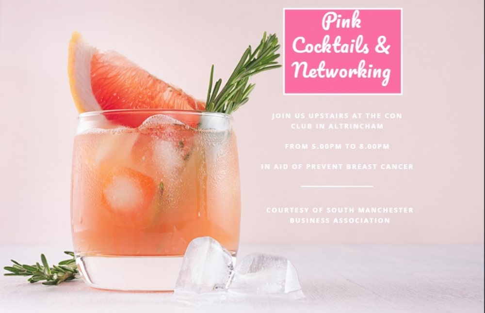 Pink Cocktails & Networking | #PaintAltrinchamPink