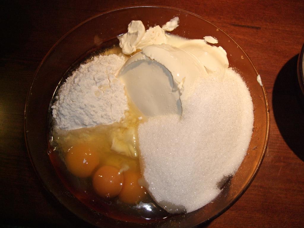 Mezclamos todos los ingredientes