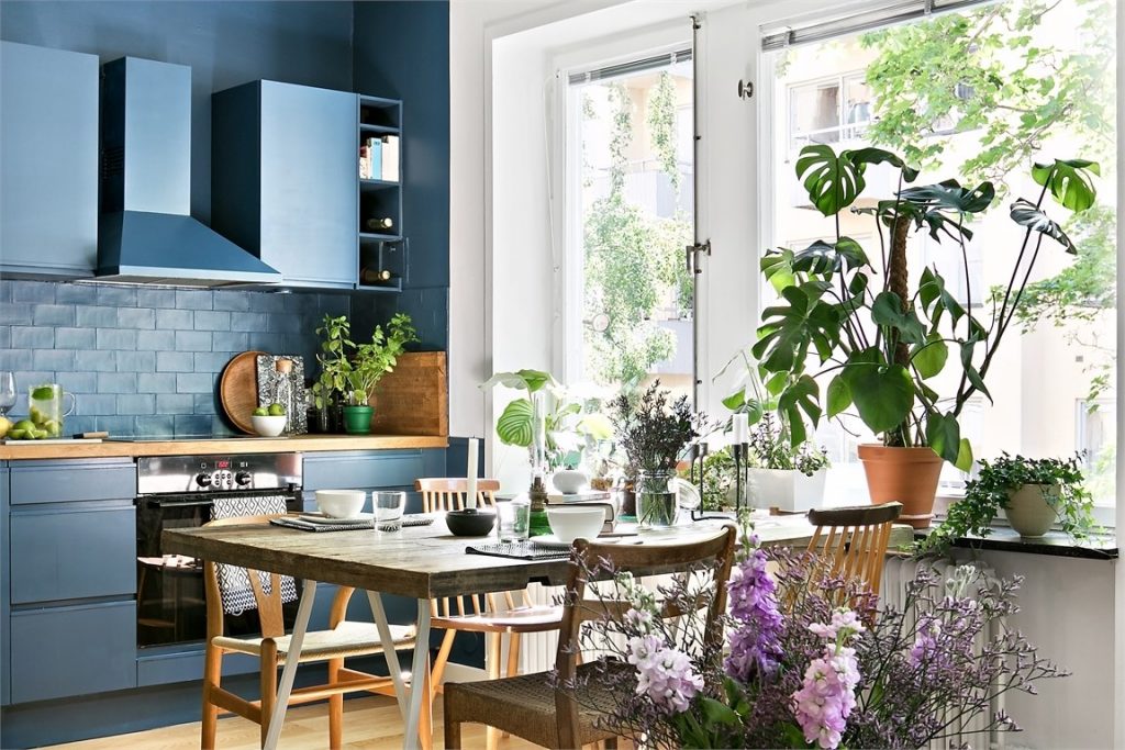 INSPIRING HOMES: UNA COCINA AZUL - Always White | Blog Decoración