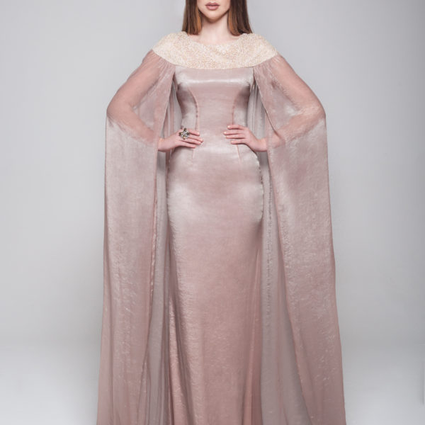 The Nura Silk Cape Dress, £169.99