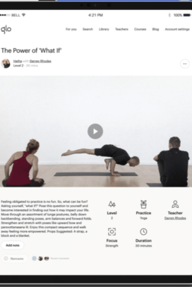 For my daily yoga practice