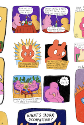 Very sweet and surprisingly deep cartoons about love, loss and the everyday. My favourite is called ‘bee real’ and it’s deliciously bittersweet.