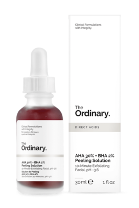 I just ordered The Ordinary AHA 30% + BHA 2% peeling solution facemask and am very excited and only a little afraid to try it. The anticipation for its arrival is keeping quarantine interesting though.