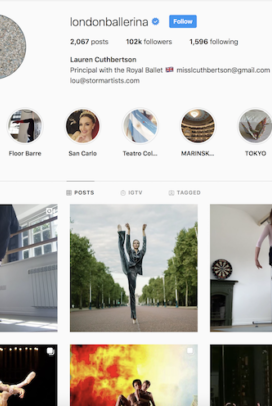 An inspiring Ballerina