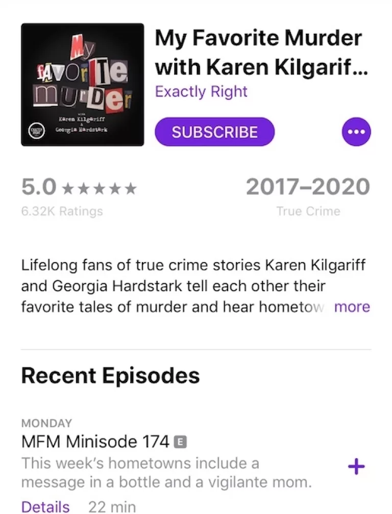 My Favorite Murder