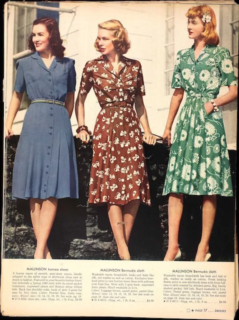 Vintage housedresses (I already have a collection but I have been ordering more on etsy)