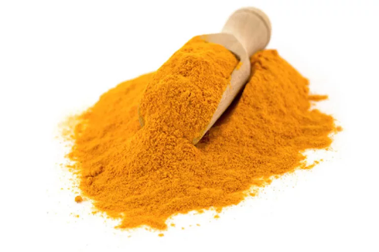 A homemade face scrub made by my mum. The ingredients include ground, sun-dried orange peel, turmeric (use sparingly or skip this if you have light skin!)