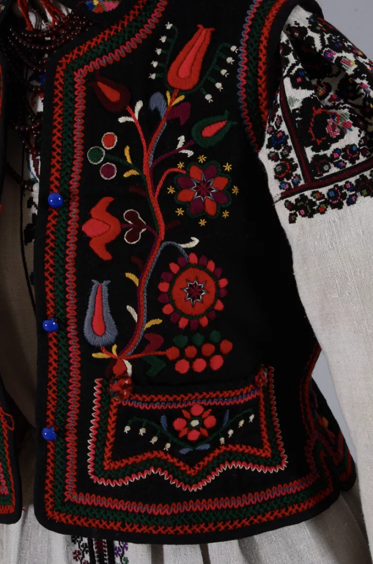 Traditional Ukrainian Folk Costume Detail 1