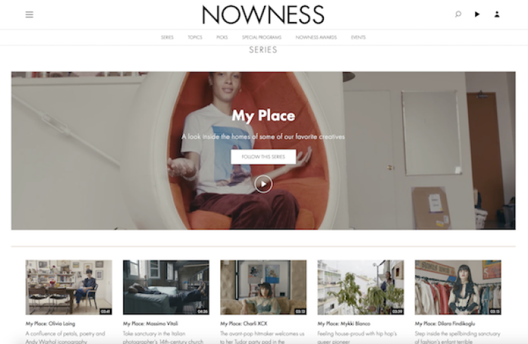 My Place onNowness is one of the best things ever