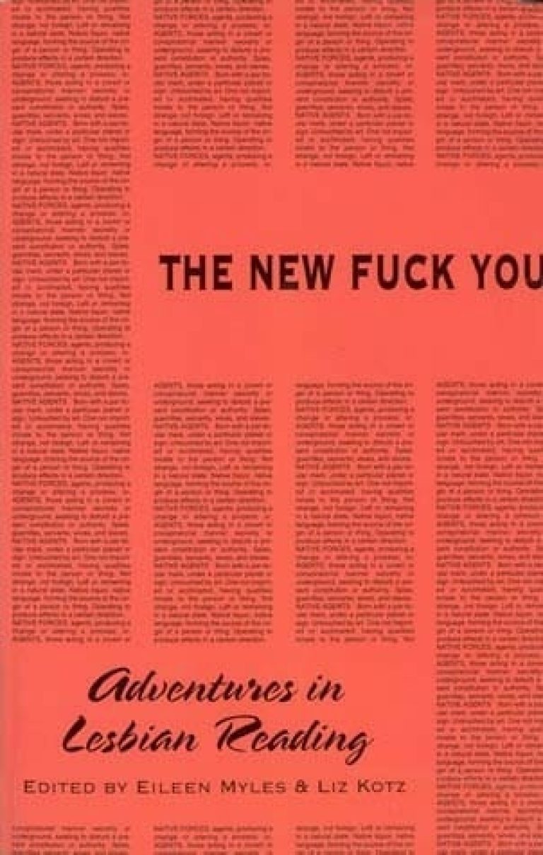 The New Fuck You, Adventures in Lesbian Reading
