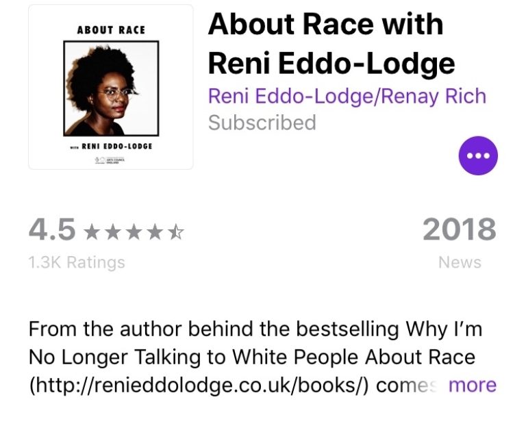 About Race with Reni Eddo Lodge