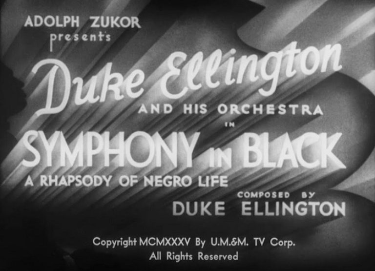 Symphony in Black: A Rhapsody of Negro Life