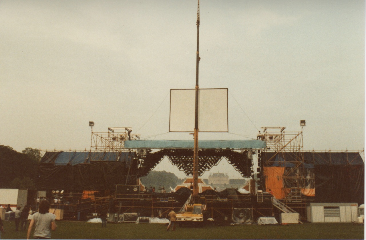 supertramp stage paris 83 set up