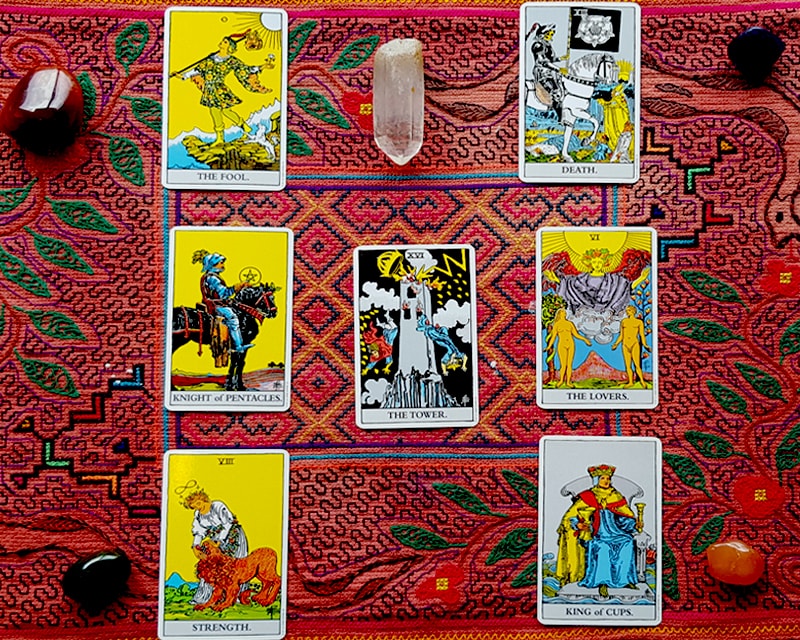 Ancient Healing Tarot reading Love Spread