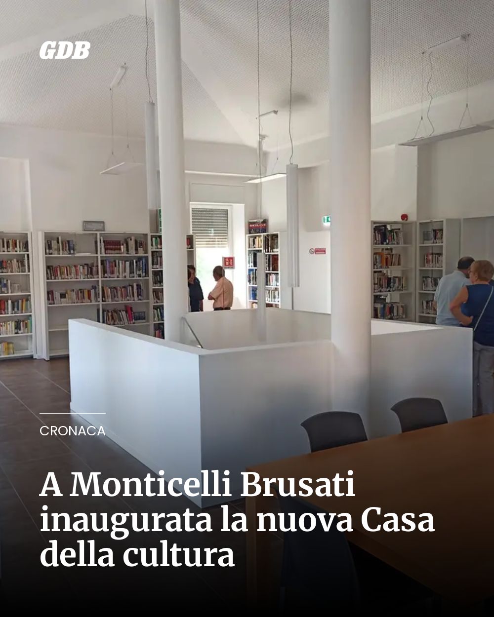 Post Instagram @giornaledibrescia: A Monticelli Brusati inaugurata la nuova Casa della cultura...