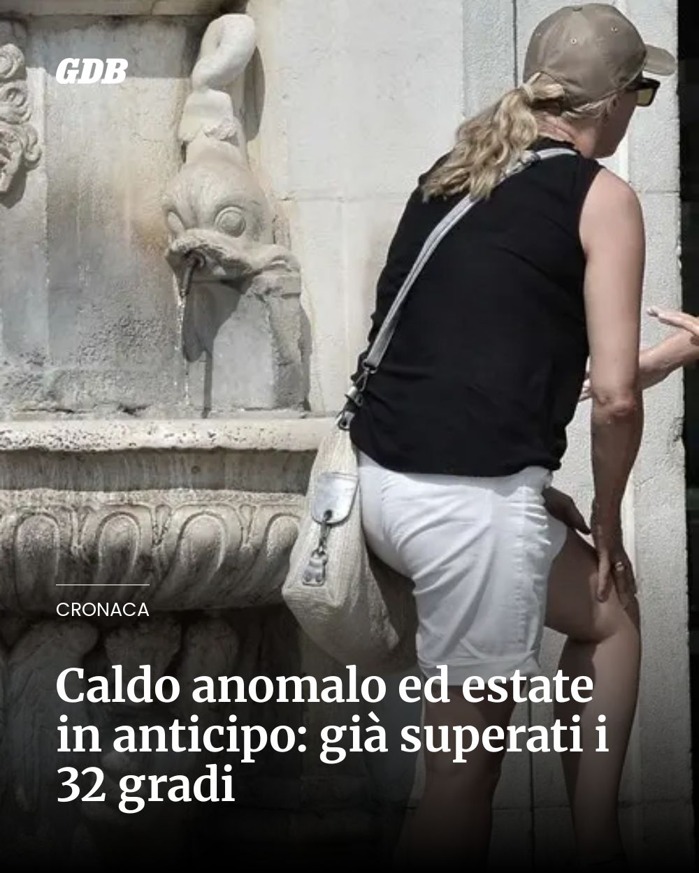 Post Instagram @giornaledibrescia: Caldo anomalo ed estate in anticipo: già superati i 32 gradi...