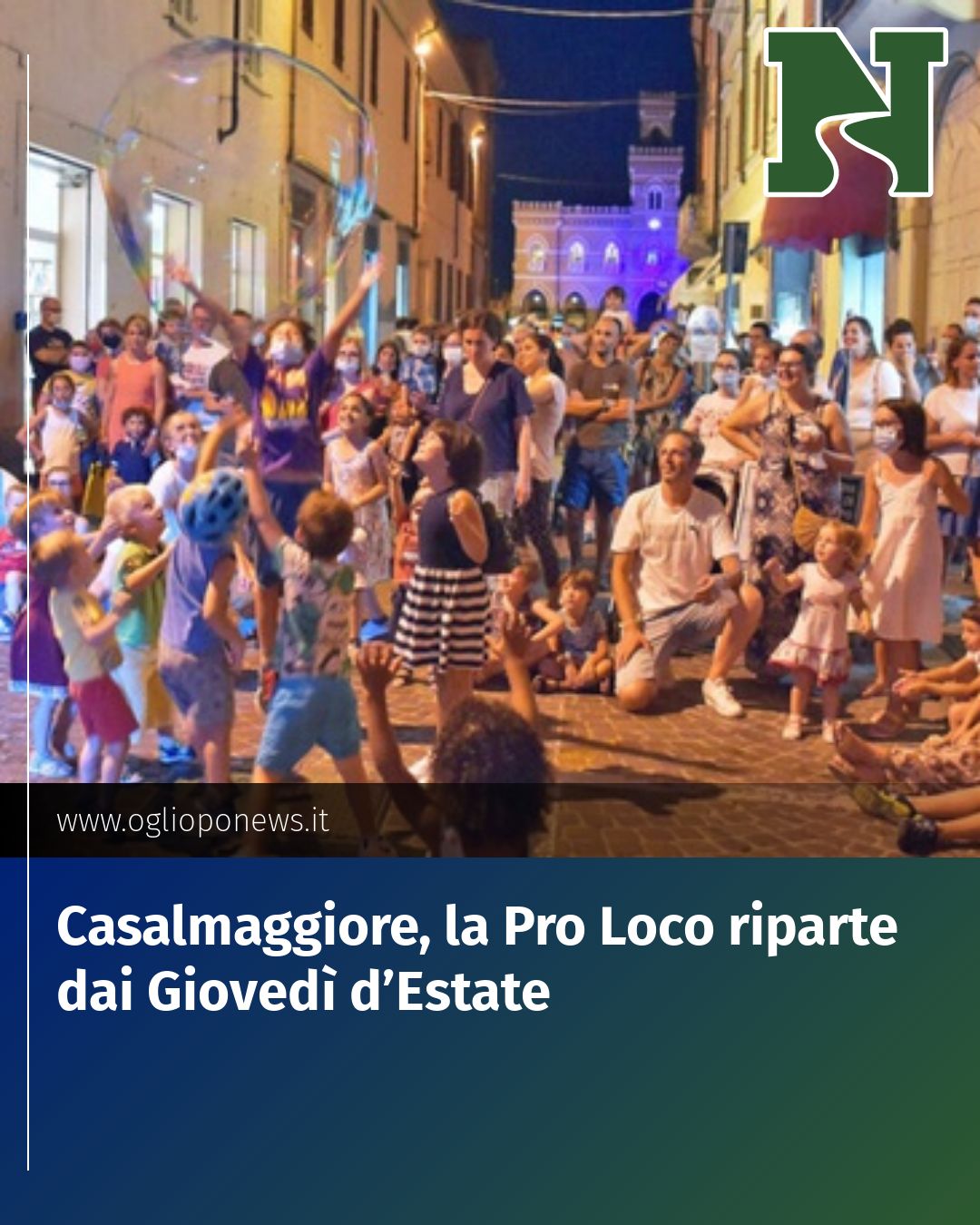 Post Instagram @redazione@oglioponews.it: Casalmaggiore, la Pro Loco riparte dai Giovedì d’Estate...