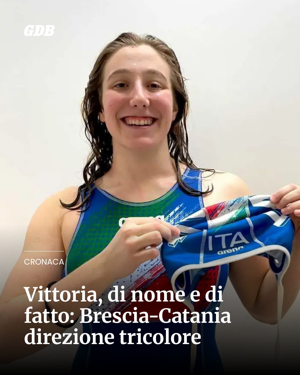 Post Instagram @giornaledibrescia: Vittoria, di nome e di fatto: Brescia-Catania direzione tricolore...