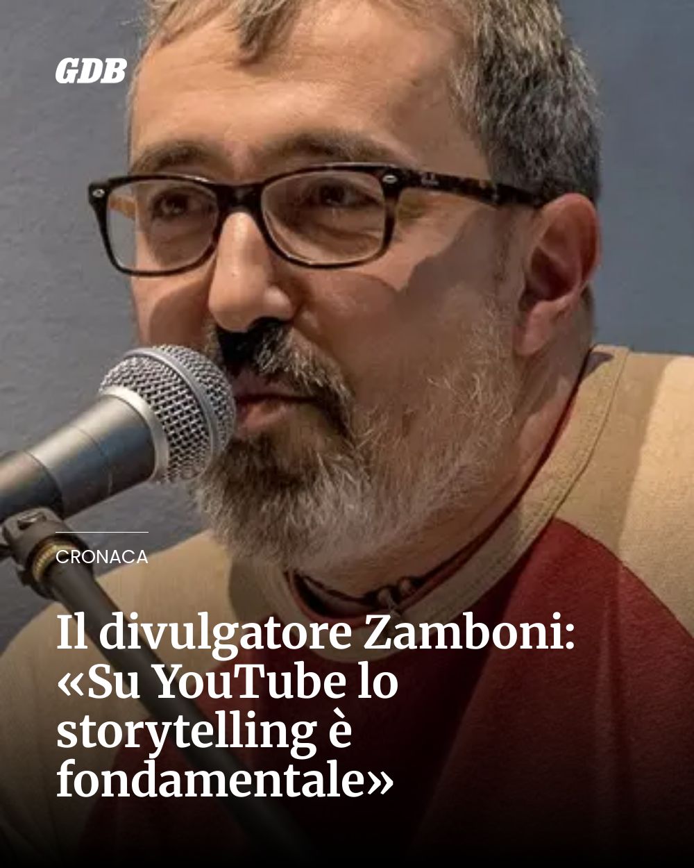 Post Instagram @giornaledibrescia: Il divulgatore Zamboni: «Su YouTube lo storytelling è fondamentale»...