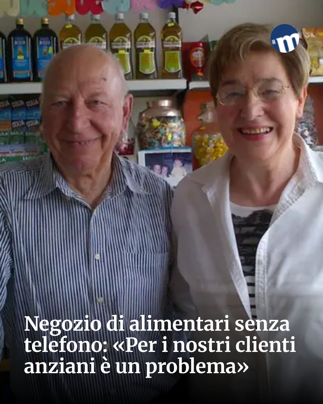 Post Instagram @socialbeat.test: Negozio di alimentari senza telefono: «Per i nostri clienti anziani è un problema»...