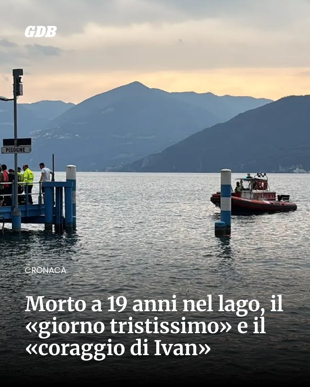 Post Instagram @giornaledibrescia: Morto a 19 anni nel lago, il «giorno tristissimo» e il «coraggio di Ivan»...