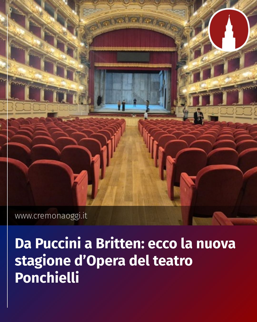 Post Instagram @Cremona_Oggi: Da Puccini a Britten: ecco la nuova stagione d’Opera del teatro Ponchielli...