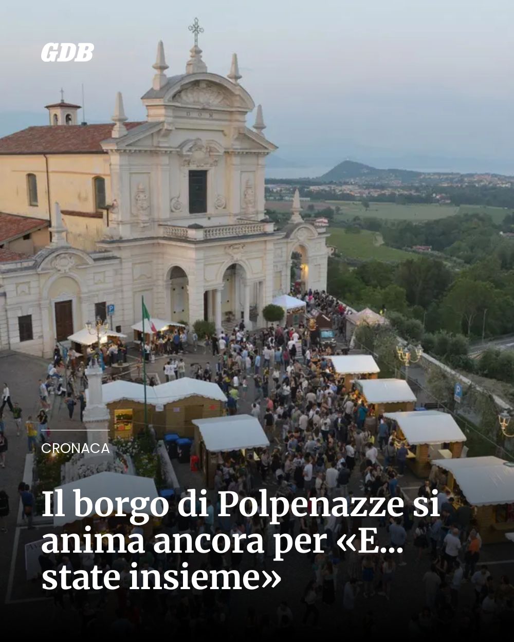 Post Instagram @giornaledibrescia: Il borgo di Polpenazze si anima ancora per «E... state insieme»...