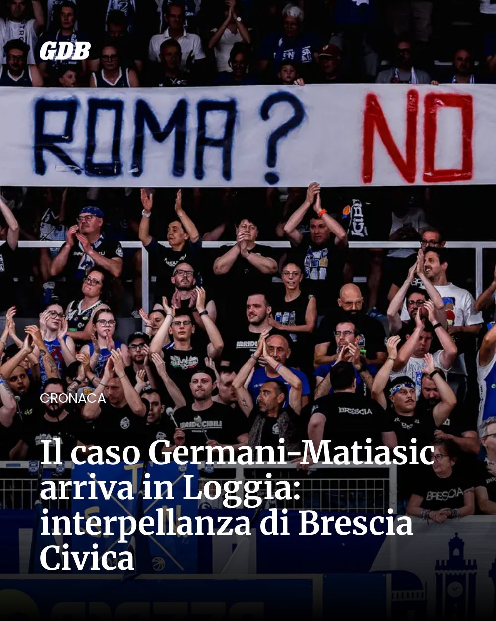 Post Instagram @giornaledibrescia: Il caso Germani-Matiasic arriva in Loggia: interpellanza di Brescia Civica...