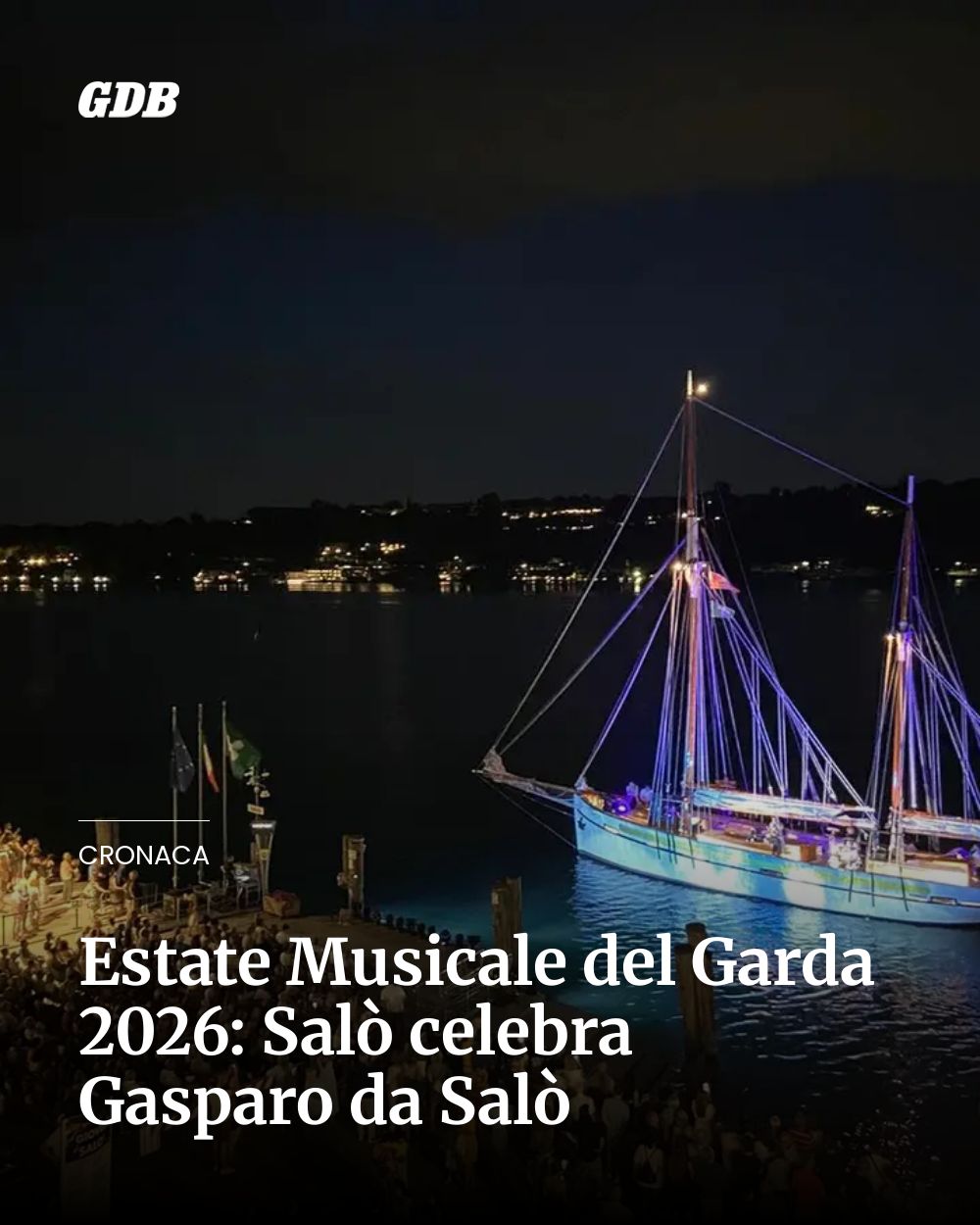 Post Instagram @giornaledibrescia: Estate Musicale del Garda 2026: Salò celebra Gasparo da Salò...