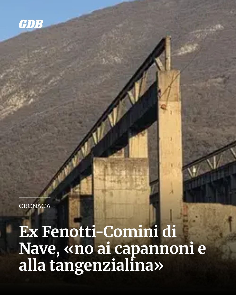Post Instagram @giornaledibrescia: Ex Fenotti-Comini di Nave, «no ai capannoni e alla tangenzialina»...