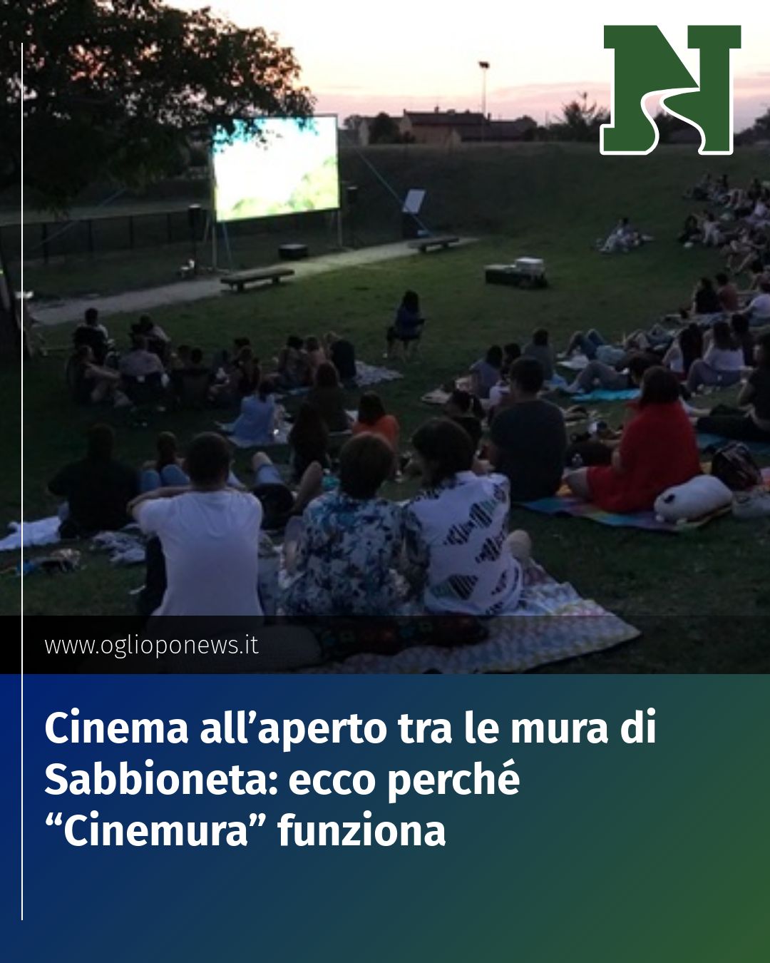 Post Instagram @redazione@oglioponews.it: Cinema all’aperto tra le mura di Sabbioneta: ecco perché “Cinemura” funziona...
