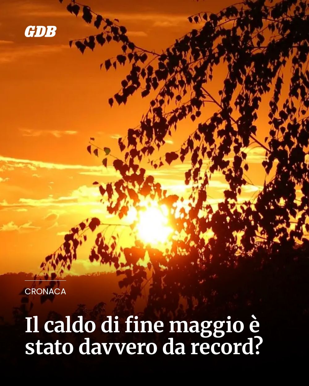 Post Instagram @giornaledibrescia: Il caldo di fine maggio è stato davvero da record?...