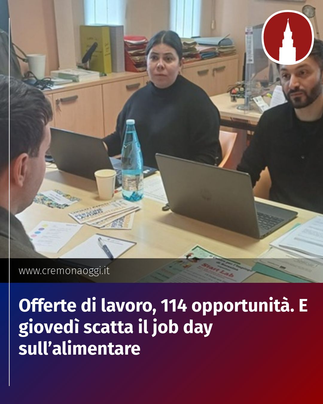 Post Instagram @Cremona_Oggi: Offerte di lavoro, 114 opportunità. E giovedì scatta il job day sull’alimentare...