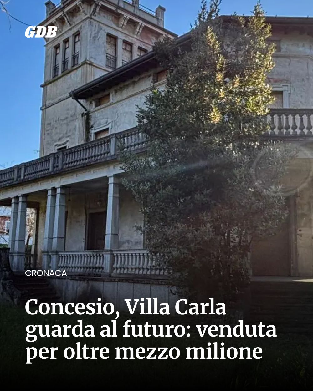 Post Instagram @giornaledibrescia: Concesio, Villa Carla guarda al futuro: venduta per oltre mezzo milione...