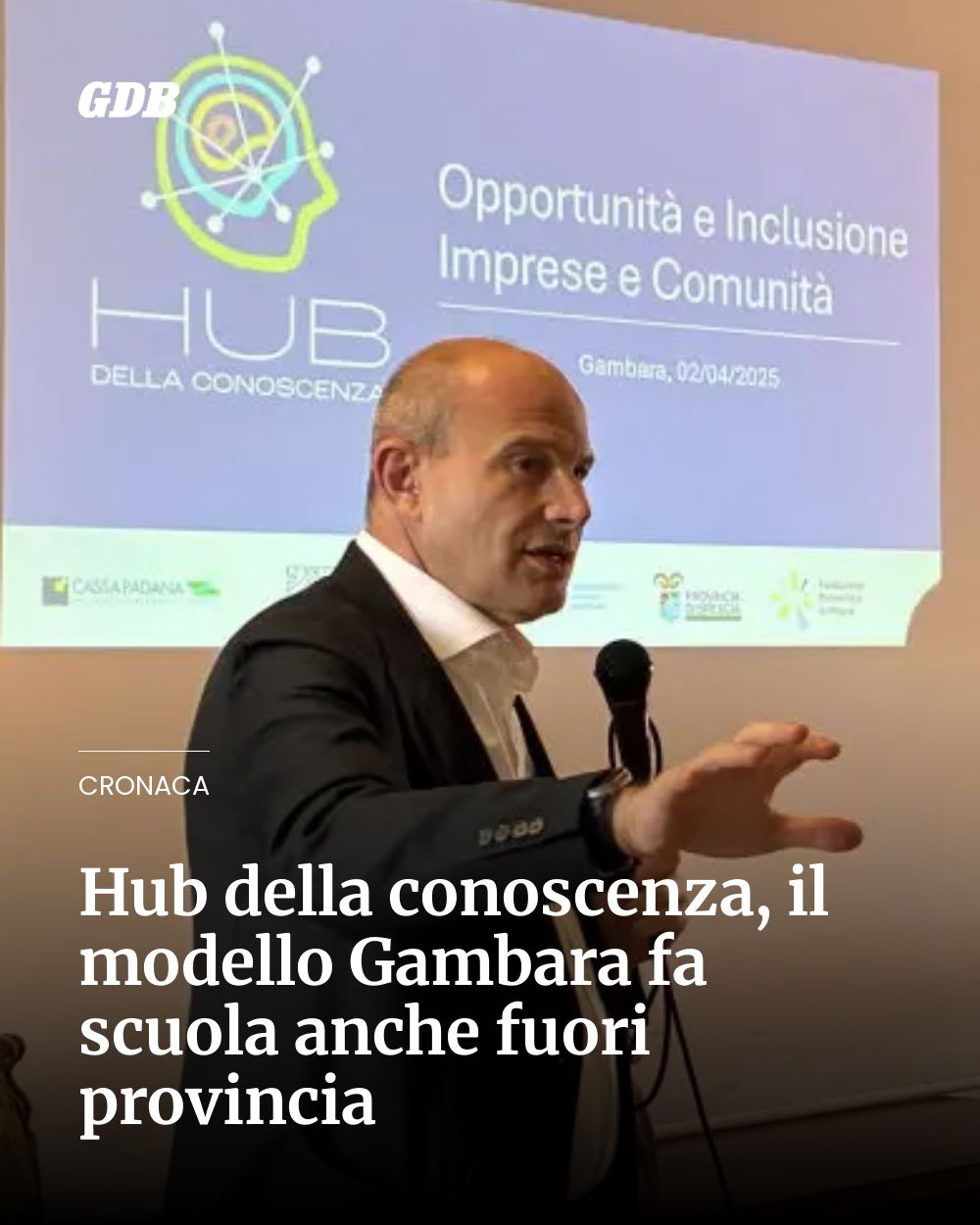 Post Instagram @giornaledibrescia: Hub della conoscenza, il modello Gambara fa scuola anche fuori provincia...