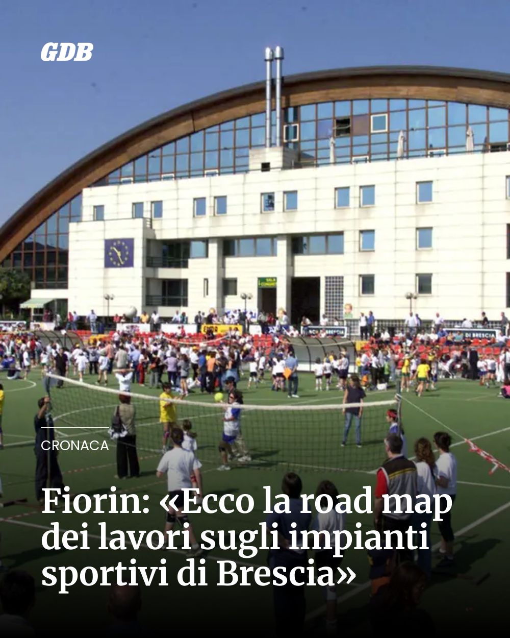 Post Instagram @giornaledibrescia: Fiorin: «Ecco la road map dei lavori sugli impianti sportivi di Brescia»...