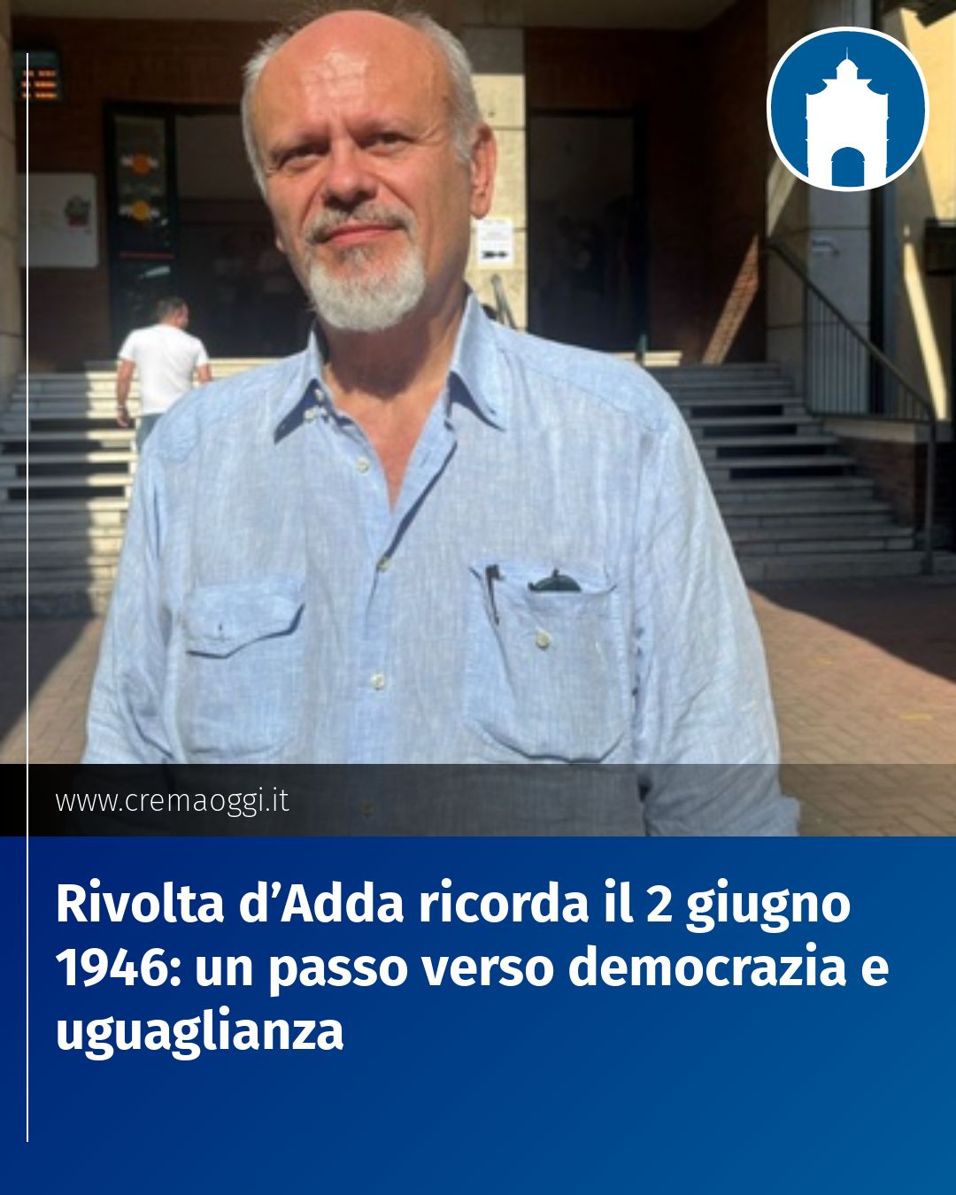 Post Instagram @redazione@cremaoggi.it: Rivolta d’Adda ricorda il 2 giugno 1946: un passo verso democrazia e uguaglianza...