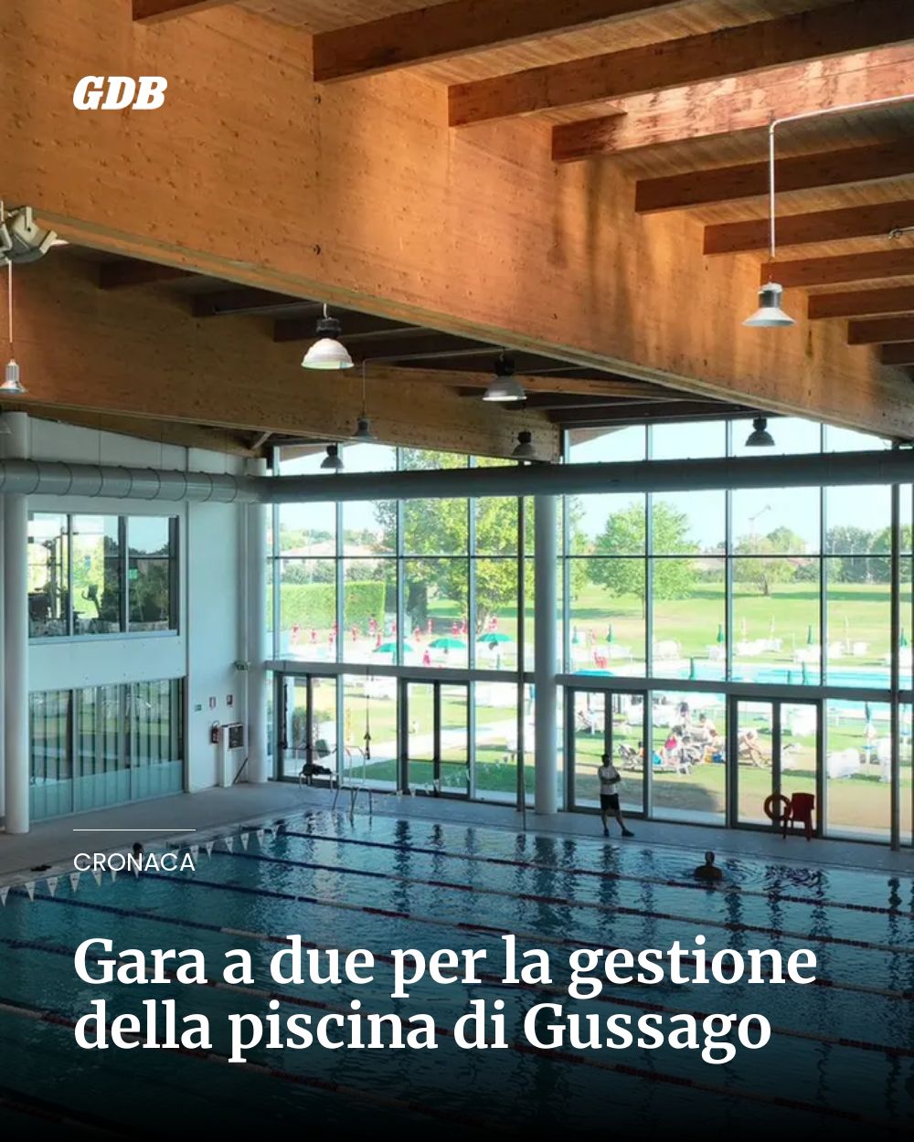 Post Instagram @giornaledibrescia: Gara a due per la gestione della piscina di Gussago...