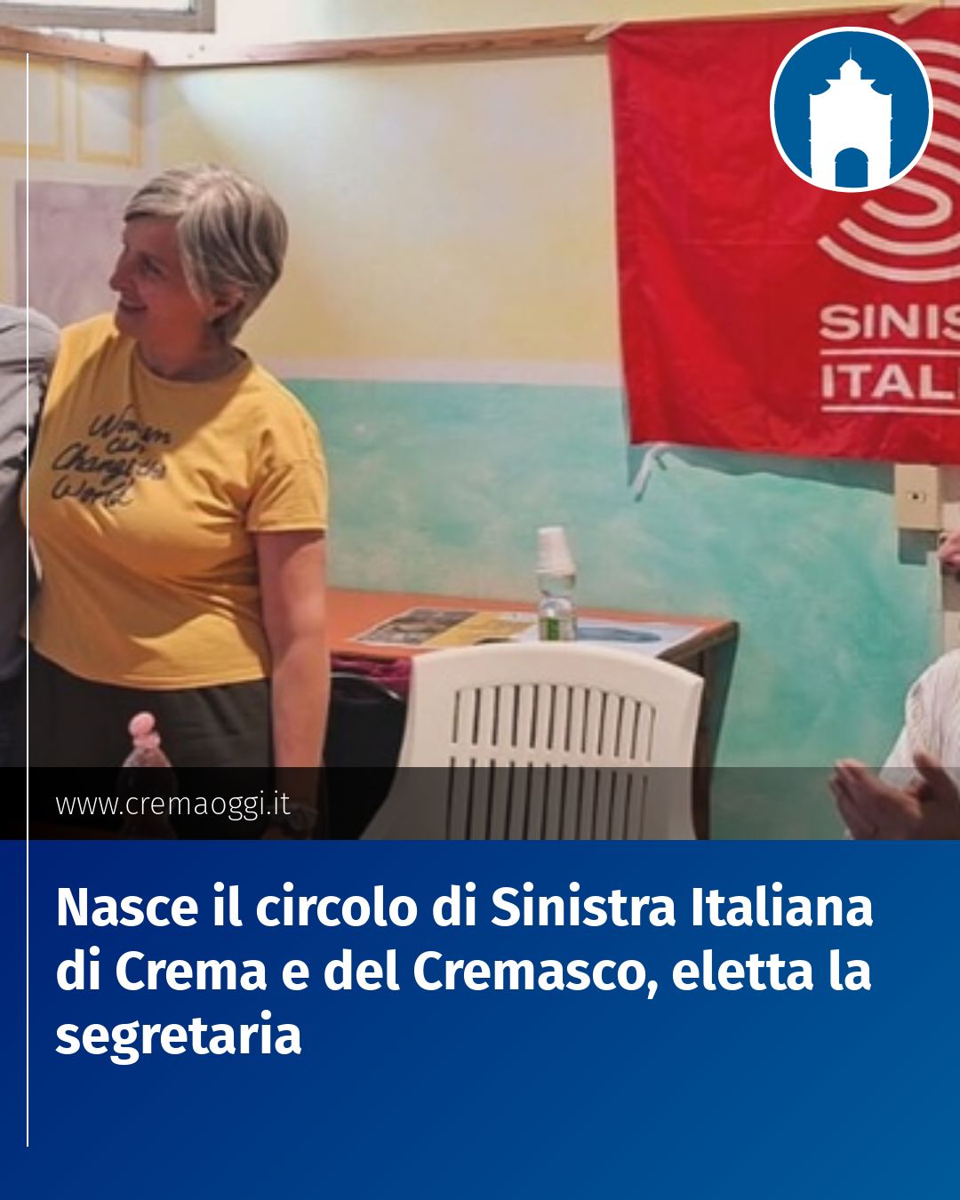 Post Instagram @redazione@cremaoggi.it: Nasce il circolo di Sinistra Italiana di Crema e del Cremasco, eletta la segretaria...