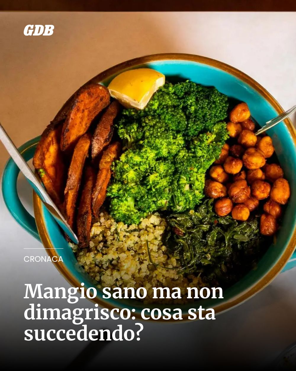 Post Instagram @giornaledibrescia: Mangio sano ma non dimagrisco: cosa sta succedendo?...