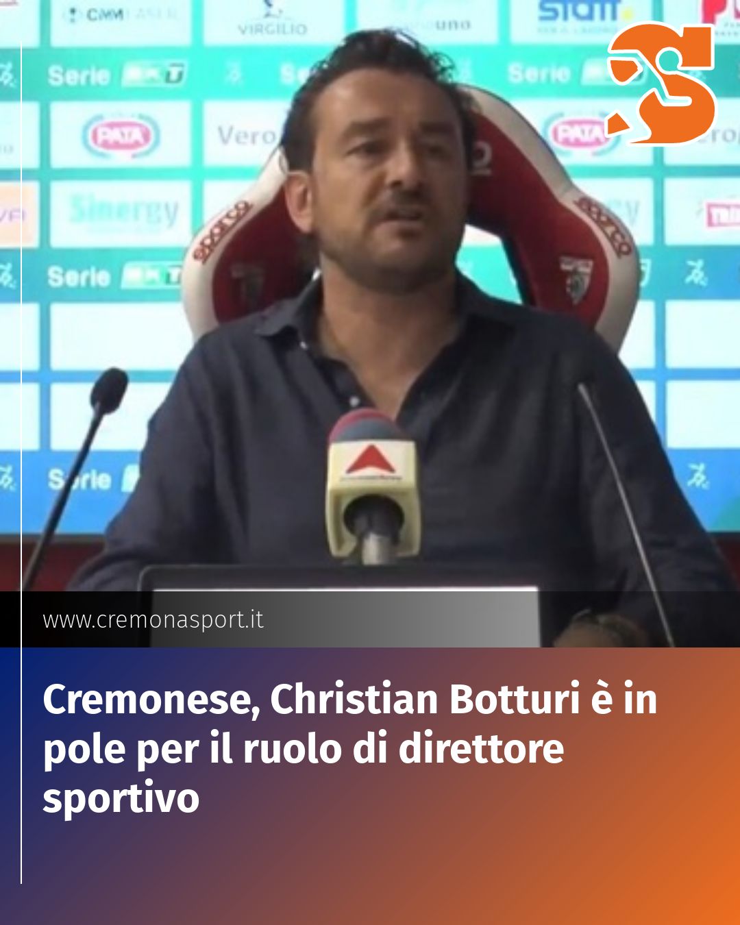 Post Instagram @Cremona_Sport: Cremonese, Christian Botturi è in pole per il ruolo di direttore sportivo...