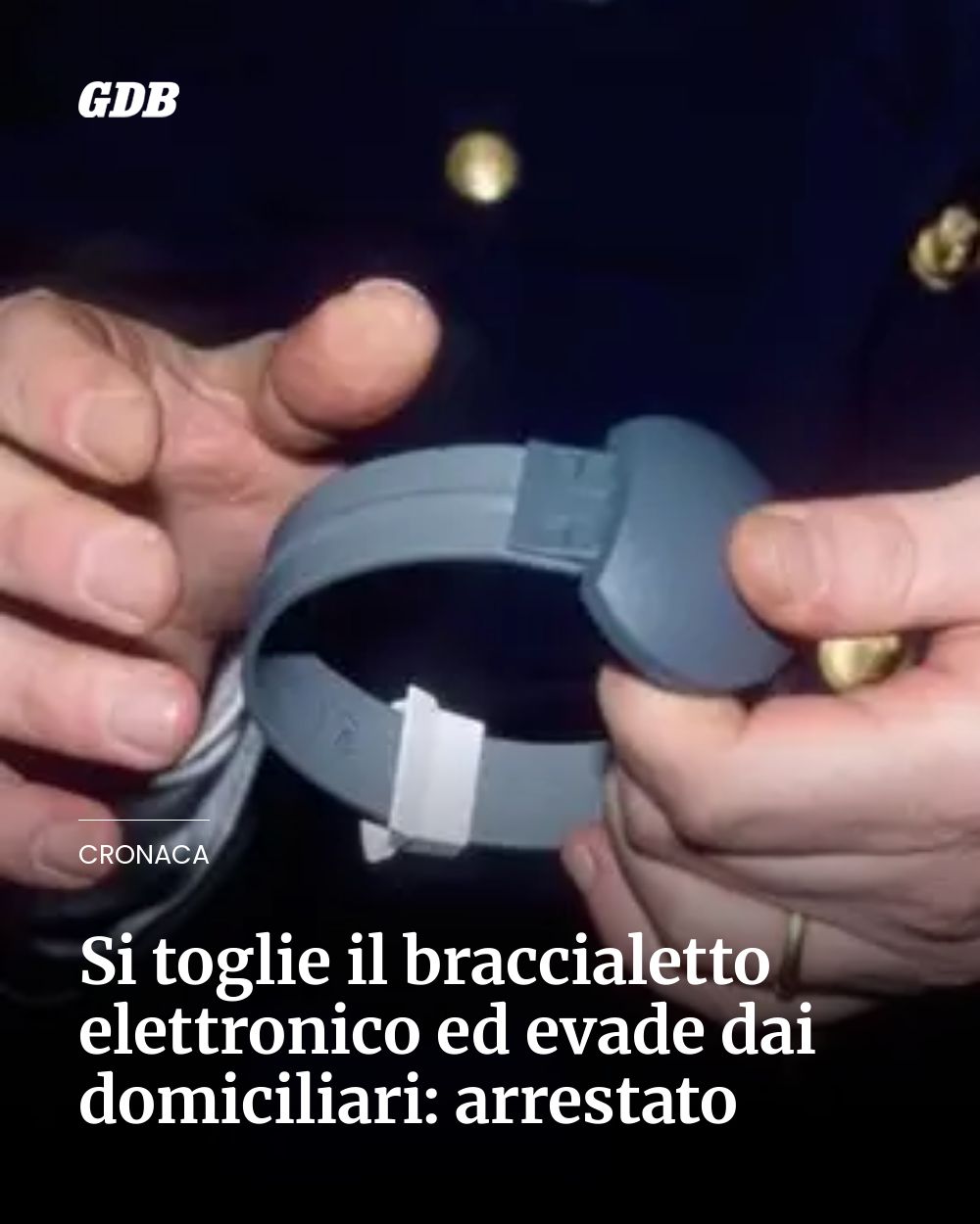 Post Instagram @giornaledibrescia: Si toglie il braccialetto elettronico ed evade dai domiciliari: arrestato...