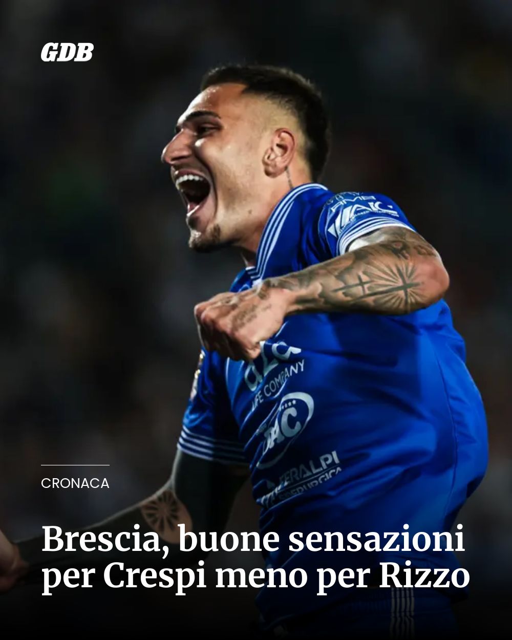 Post Instagram @giornaledibrescia: Brescia, buone sensazioni per Crespi meno per Rizzo...