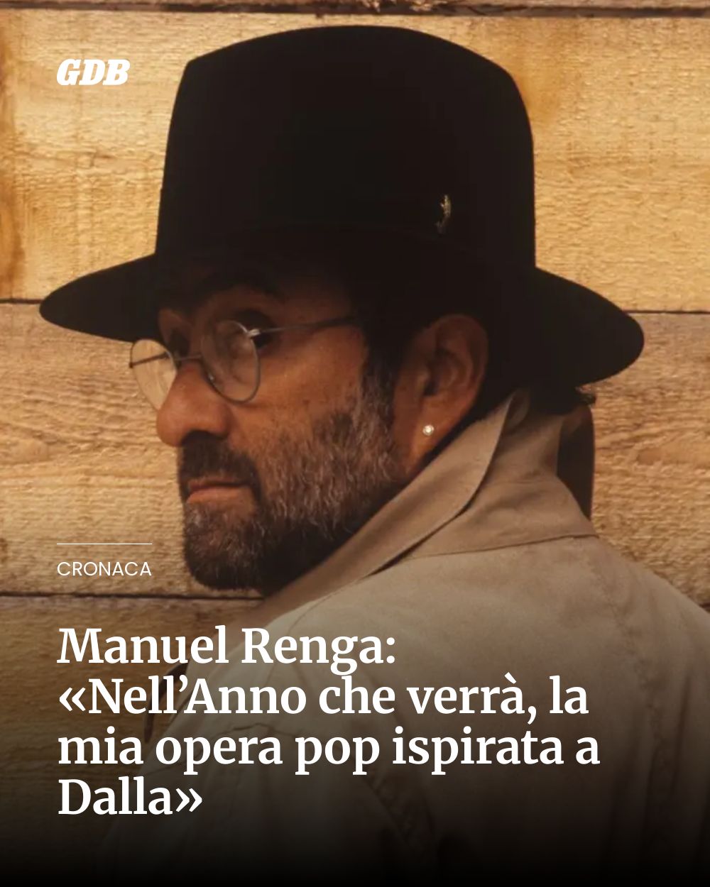 Post Instagram @giornaledibrescia: Manuel Renga: «Nell’Anno che verrà, la mia opera pop ispirata a Dalla»...