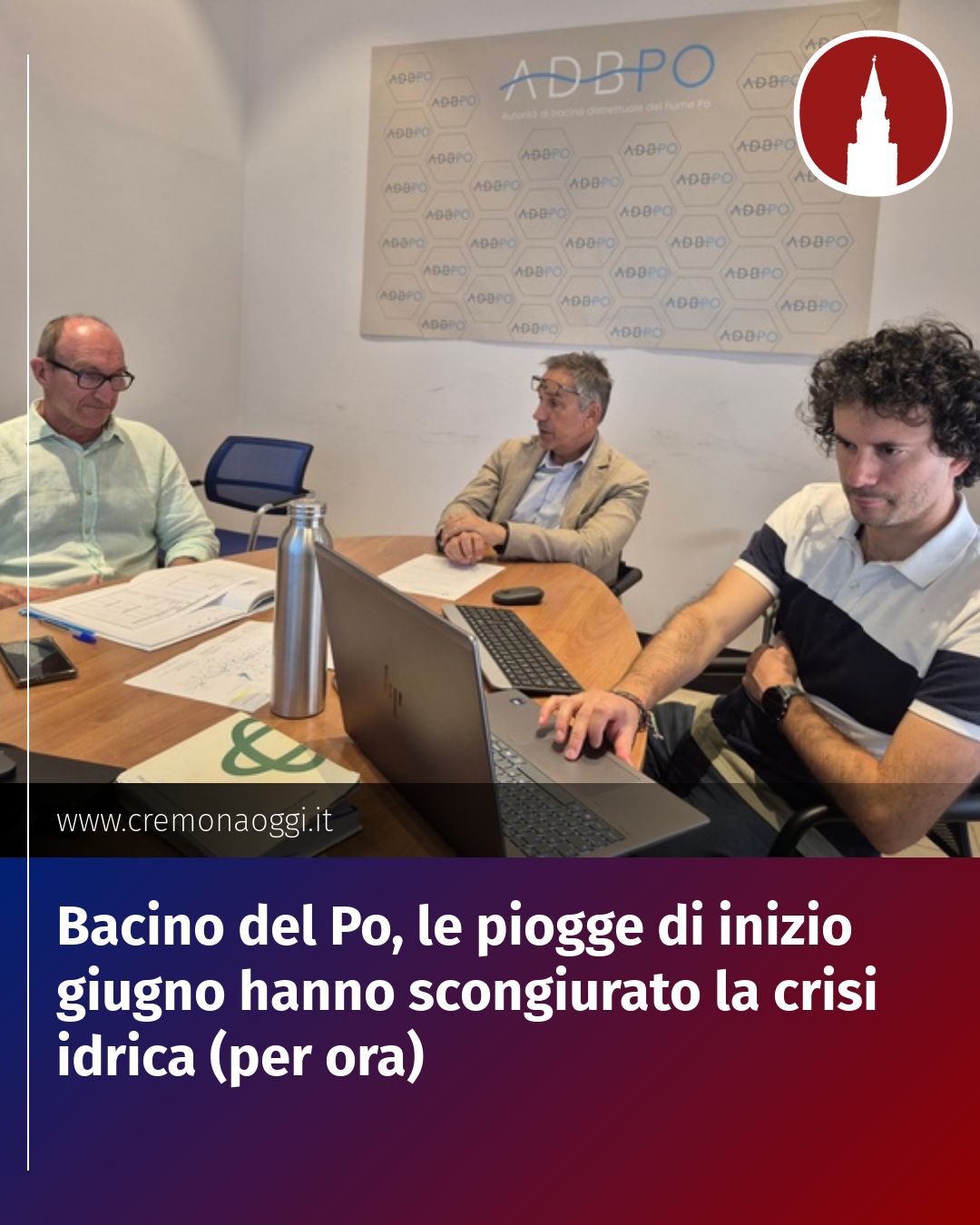 Post Instagram @Cremona_Oggi: Bacino del Po, le piogge di inizio giugno hanno scongiurato la crisi idrica (per ora)...