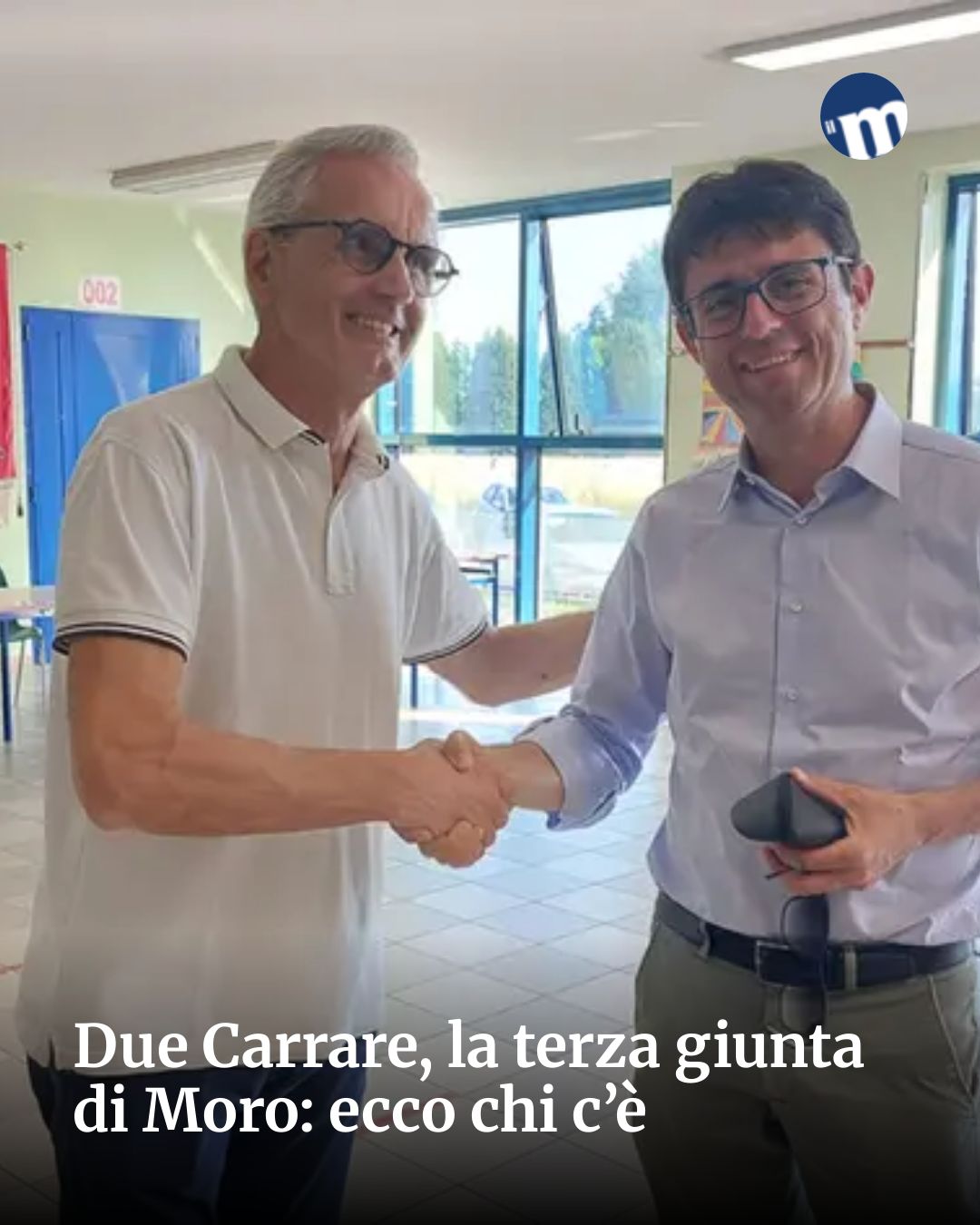 Post Instagram @socialbeat.test: Due Carrare, la terza giunta di Moro: ecco chi c’è...